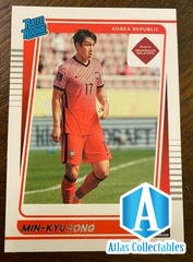 2021-22 PANINI DONRUSS SOCCER RATED ROOKIE MIN-KYU SONG #189 KOREA REPUBLIC